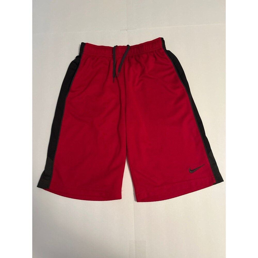 Nike Boys’ Red and Black Athletic Basketball Shorts Size Large (14-16)
